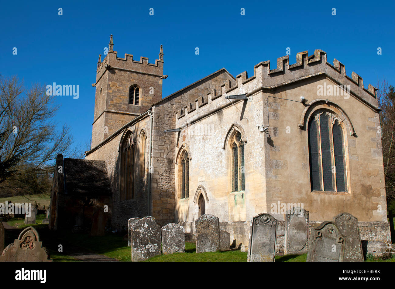 St. Barbara`s Church, Ashton under Hill, Worcestershire, England, UK